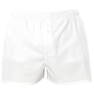 Asquith & Fox Mens Classic Elasticated Boxers/Underwear / White